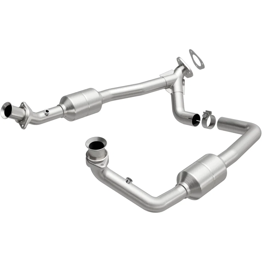 Front California Grade CARB Compliant Direct-Fit Catalytic Converter for Ford