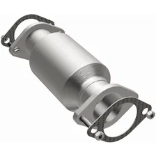Rear 2013-2014 Hyundai Genesis Coupe 2.0L California Grade CARB Compliant Direct-Fit Catalytic Converter image 2
