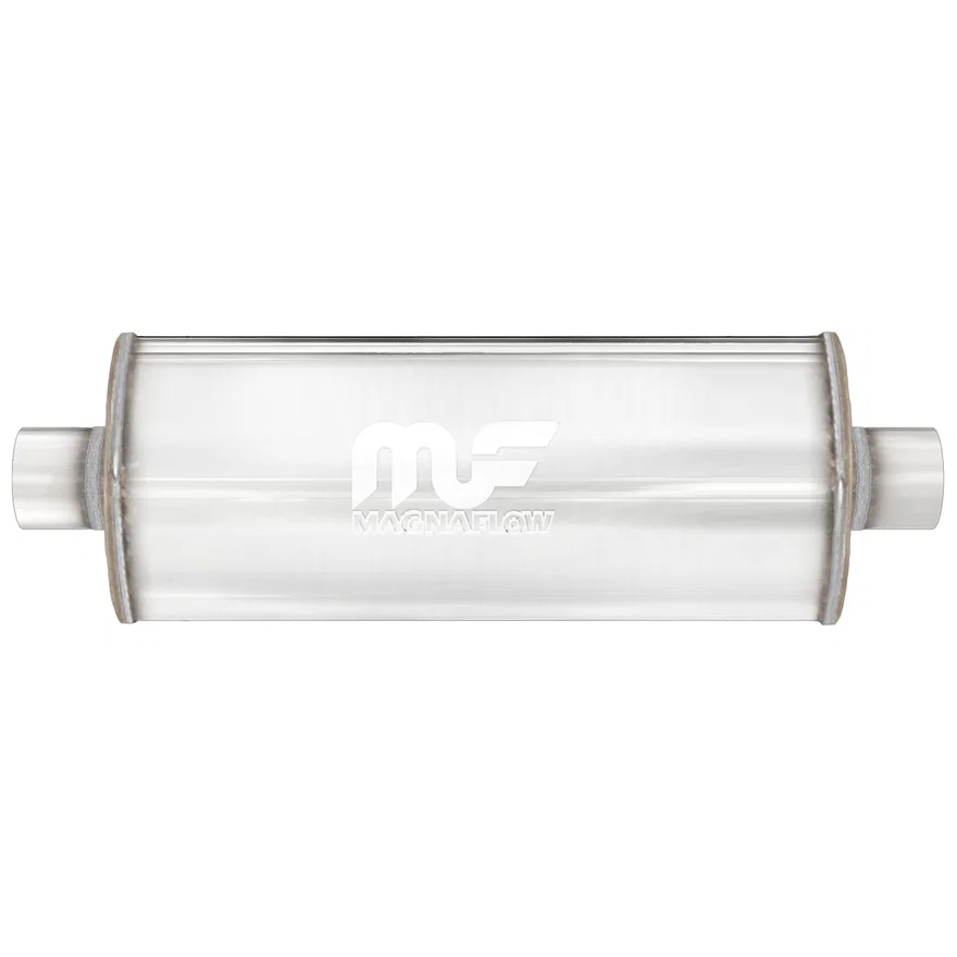 7in. Round Straight-Through Performance Exhaust Muffler