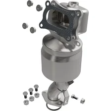 Rear California Grade CARB Compliant Direct-Fit Manifold Catalytic Converter image 1