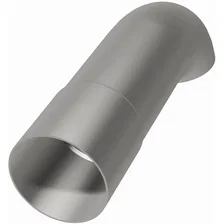 3in. Round Polished Exhaust Tip image 3