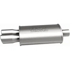 Street 5 X 8in. Oval Straight-Through Performance Exhaust Muffler image 4