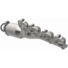 Left 2004-2006 Cadillac SRX 4.6L California Grade CARB Compliant Direct-Fit Manifold Catalytic Converter image 4
