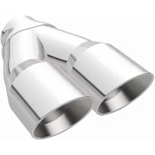 3in. Round Polished Exhaust Tip image 2