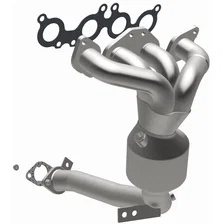 Front 2005-2011 Volvo XC90 4.4L OEM Grade Federal / EPA Compliant Direct-Fit Manifold Catalytic Converter image 2