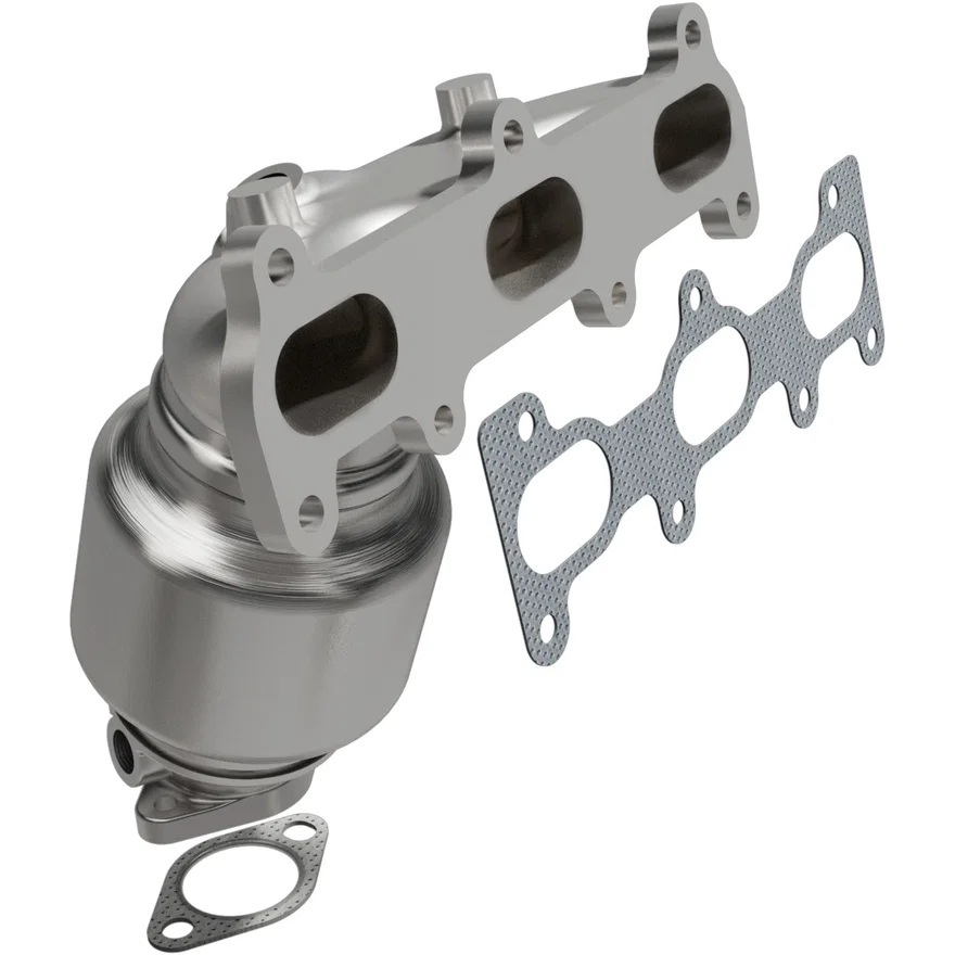 Front 2006 Kia Optima 2.7L California Grade CARB Compliant Direct-Fit Manifold Catalytic Converter