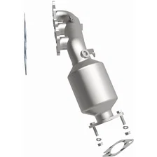 Right 2016-2017 Kia K900 3.8L | 2011-2014 Hyundai Genesis 3.8L OEM Grade Federal / EPA Compliant Direct-Fit Manifold Catalytic Converter image 4