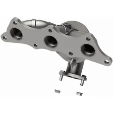 Front 2004-2005 Mitsubishi Endeavor 3.8L | 2004-2006 Mitsubishi Galant 3.8L OEM Grade Federal / EPA Compliant Direct-Fit Manifold Catalytic Converter image 3