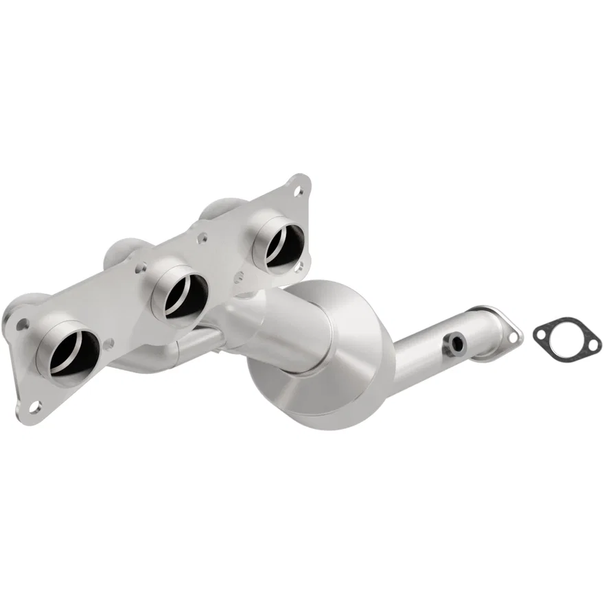 Front OEM Grade Federal / EPA Compliant Direct-Fit Manifold Catalytic Converter for BMW