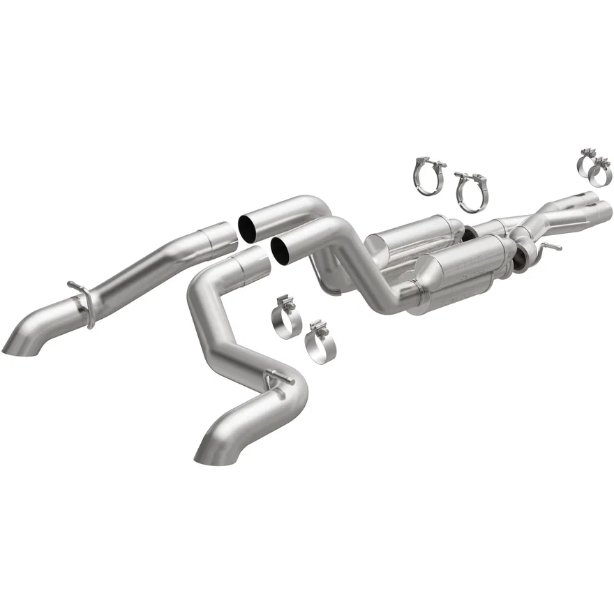 ® 2021-2026 Jeep Wrangler 6.4L Rock Crawler Series™ Cat-Back Performance Exhaust System