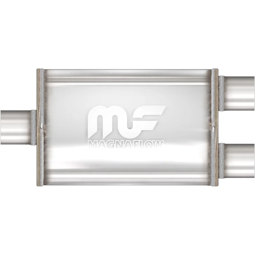 5 X 8in. Oval Straight-Through Performance Exhaust Muffler