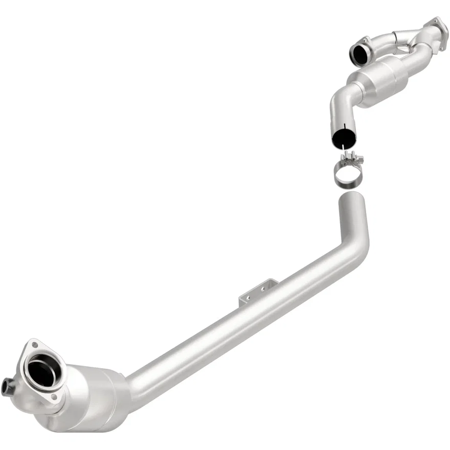 Left OEM Grade Federal / EPA Compliant Direct-Fit Catalytic Converter for Mercedes-Benz