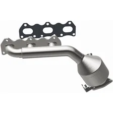 Left California Grade CARB Compliant Direct-Fit Manifold Catalytic Converter image 4