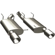 2011-2012 Ford Mustang 3.7L Street Series Axle Back Performance Exhaust System image 1