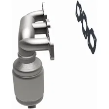 Front HM Grade Federal / EPA Compliant Direct-Fit Manifold Catalytic Converter image 4