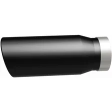 5in. Round Black Coated Exhaust Tip image 4