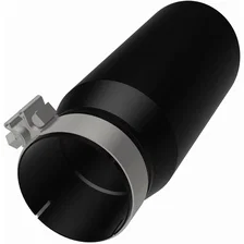 5in. Round Black Coated Exhaust Tip image 3