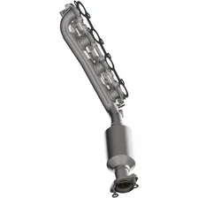 Right 2005-2009 Lexus GX470 4.7L | 2005-2009 Toyota 4Runner 4.7L California Grade CARB Compliant Direct-Fit Manifold Catalytic Converter image 4