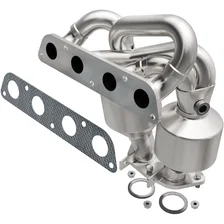 Front 2000-2005 Toyota MR2 Spyder 1.8L California Grade CARB Compliant Direct-Fit Manifold Catalytic Converter image 1