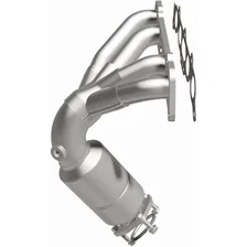 Front 1997-2001 Toyota Camry 2.2L | 1999-2001 Toyota Solara 2.2L California Grade CARB Compliant Direct-Fit Manifold Catalytic Converter image 4