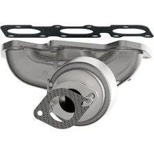 Rear 2016-2017 Kia Sorento 3.3L | 2013-2017 Hyundai Santa Fe 3.3L California Grade CARB Compliant Direct-Fit Manifold Catalytic Converter image 4