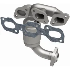 Front HM Grade Federal / EPA Compliant Direct-Fit Manifold Catalytic Converter image 3