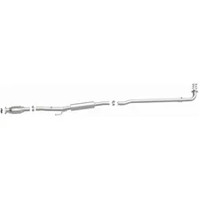 Rear 1999-2001 Lexus ES300 3.0L | 2000-2004 Toyota Avalon 3.0L OEM Grade Federal / EPA Compliant Direct-Fit Catalytic Converter image 4