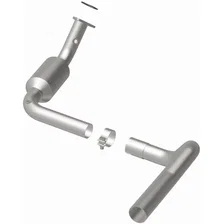 Left 2003 Hummer H2 6.0L California Grade CARB Compliant Direct-Fit Catalytic Converter image 3