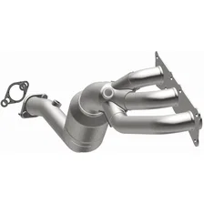 Front California Grade CARB Compliant Direct-Fit Manifold Catalytic Converter for BMW image 2