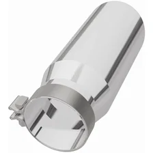 5in. Round Polished Exhaust Tip image 3