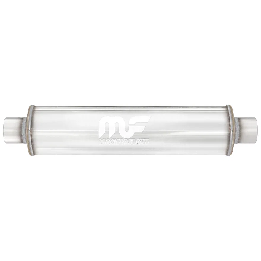 4in. Round Straight-Through Performance Exhaust Muffler
