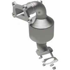 Front OEM Grade Federal / EPA Compliant Direct-Fit Manifold Catalytic Converter image 3