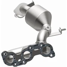Rear 2004-2006 Toyota Sienna 3.3L California Grade CARB Compliant Direct-Fit Manifold Catalytic Converter image 2