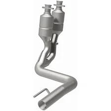Front 2000 Jeep Grand Cherokee 4.0L California Grade CARB Compliant Direct-Fit Catalytic Converter image 3