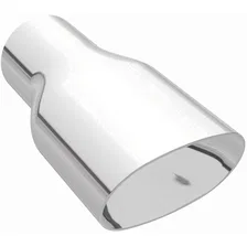 3.25 X 4.75in. Oval Polished Exhaust Tip image 2