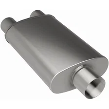 5 X 8in. Oval Straight-Through Performance Exhaust Muffler image 2