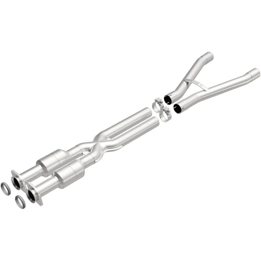 Rear 2012-2013 Chevrolet Corvette 6.2L California Grade CARB Compliant Direct-Fit Catalytic Converter