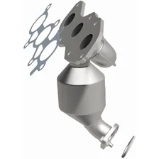 Rear OEM Grade Federal / EPA Compliant Direct-Fit Manifold Catalytic Converter image 4