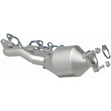 Front Right 2001-2002 Nissan Frontier 3.3L California Grade CARB Compliant Direct-Fit Manifold Catalytic Converter image 3