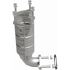 Front 1997-1999 Hyundai Accent 1.5L California Grade CARB Compliant Direct-Fit Catalytic Converter image 4