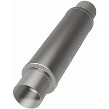 4in. Round Straight-Through Performance Exhaust Muffler image 3