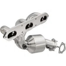 Left 2006-2008 Porsche Cayman 3.4L | 2007-2008 Porsche Cayman 2.7L OEM Grade Federal / EPA Compliant Direct-Fit Manifold Catalytic Converter image 1