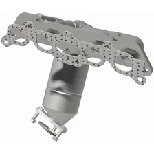 Front 1997-2001 Toyota Camry 2.2L | 1999-2001 Toyota Solara 2.2L California Grade CARB Compliant Direct-Fit Manifold Catalytic Converter image 3