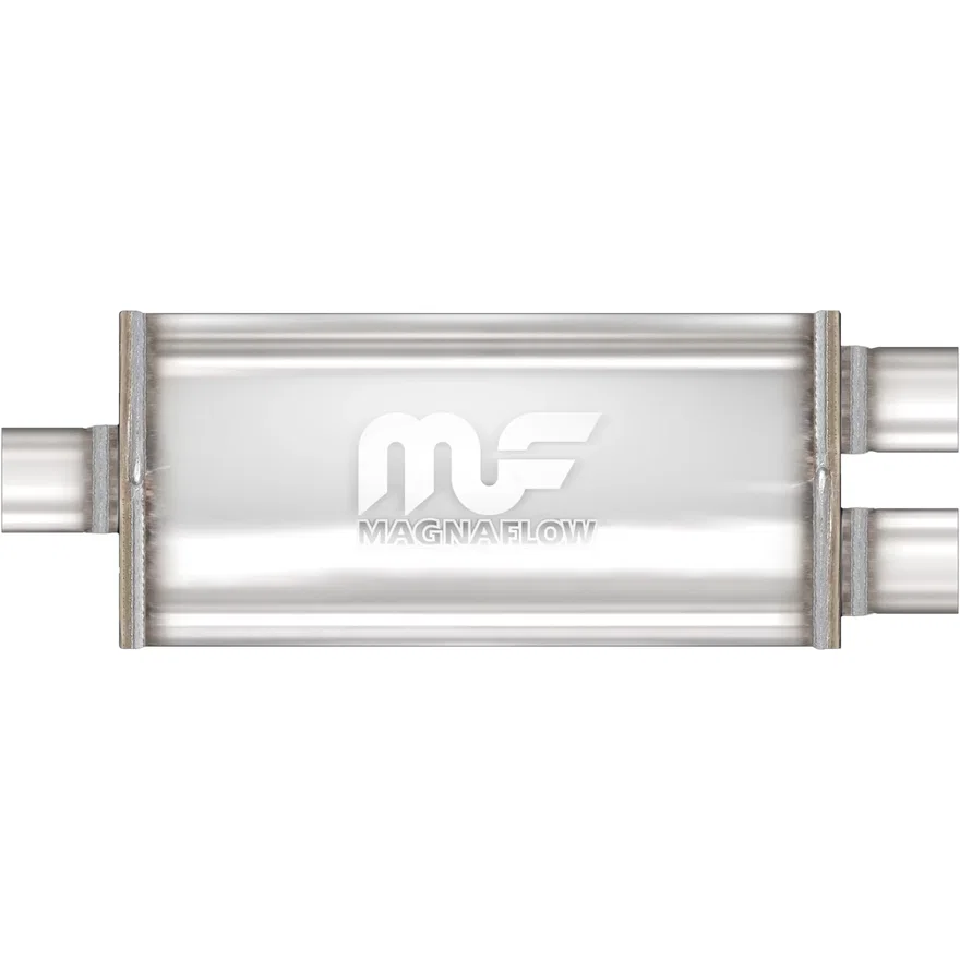 5 X 11in. Oval Straight-Through Performance Exhaust Muffler