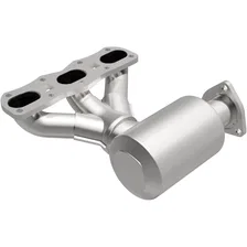 Left 2000-2004 Porsche Boxster 2.7L | 2000-2004 Porsche Boxster 3.2L OEM Grade Federal / EPA Compliant Direct-Fit Manifold Catalytic Converter image 1