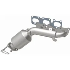 Right 2016-2017 Kia K900 3.8L | 2011-2014 Hyundai Genesis 3.8L OEM Grade Federal / EPA Compliant Direct-Fit Manifold Catalytic Converter image 3