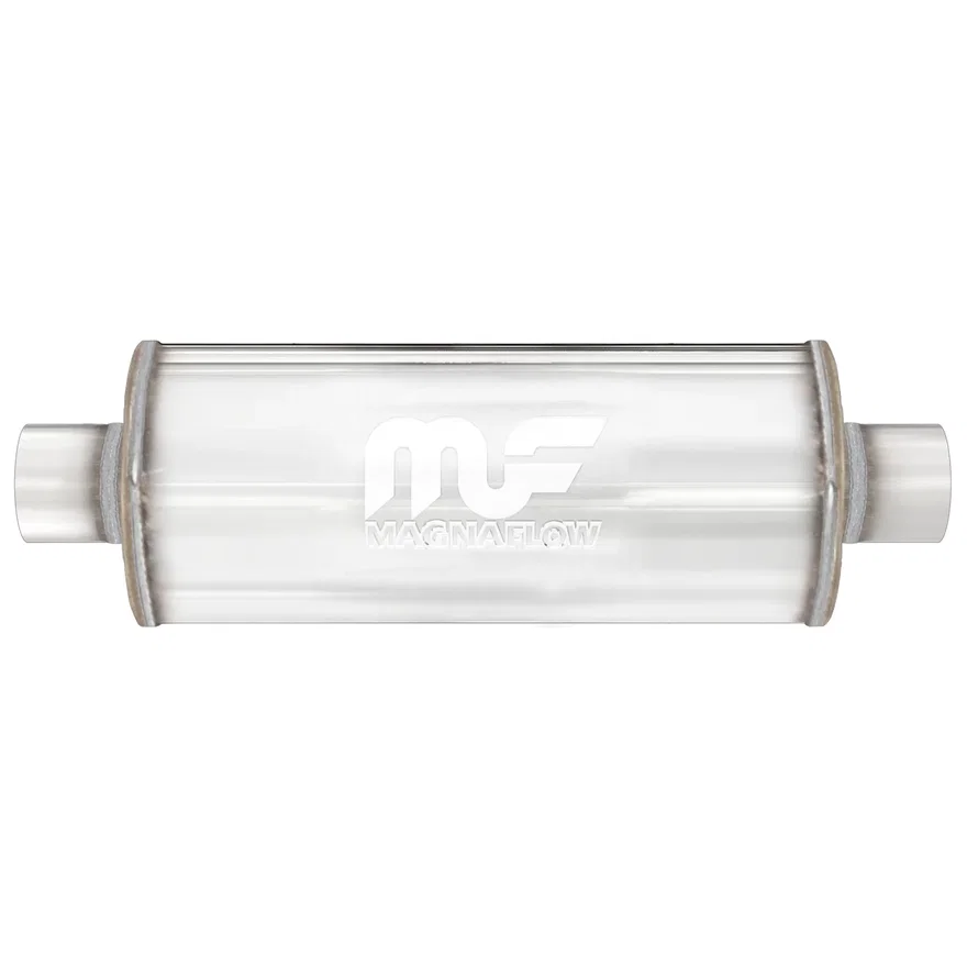 6in. Round Straight-Through Performance Exhaust Muffler