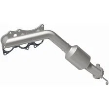Left California Grade CARB Compliant Direct-Fit Manifold Catalytic Converter for Toyota image 3