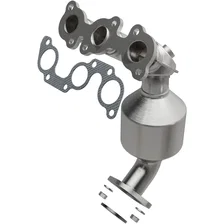 Rear California Grade CARB Compliant Direct-Fit Manifold Catalytic Converter image 1