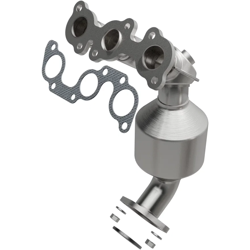Rear California Grade CARB Compliant Direct-Fit Manifold Catalytic Converter